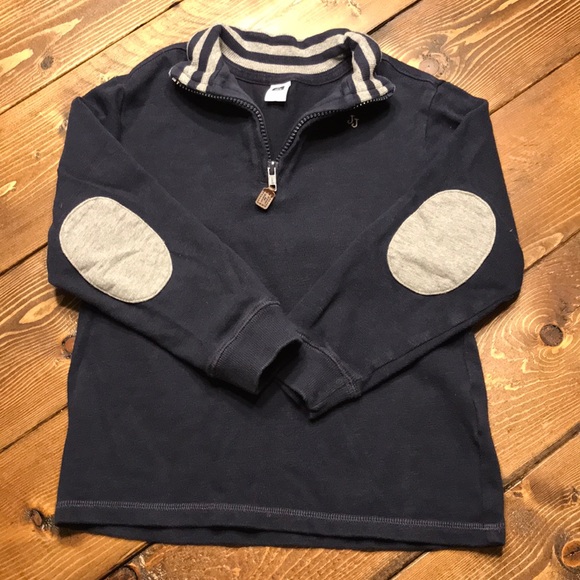 Janie and Jack Other - Janie and Jack Navy Half Zip Pullover Sweater Sz 6